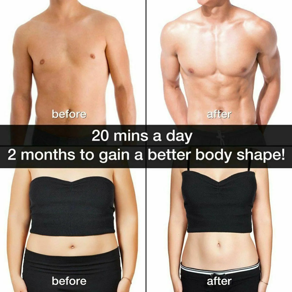 ABS Arms Leg Electric Muscle Strengthening Toner Machine Fat Burning Stimulater Belly Shaper